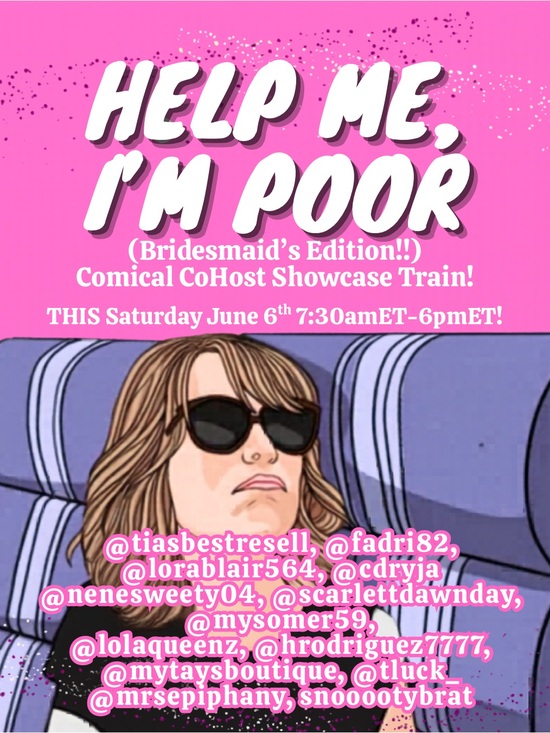 Sweaters - Marci’s Help Me,I’m Poor”, Comical Cohost Seller Showcase Train! Sign up July!